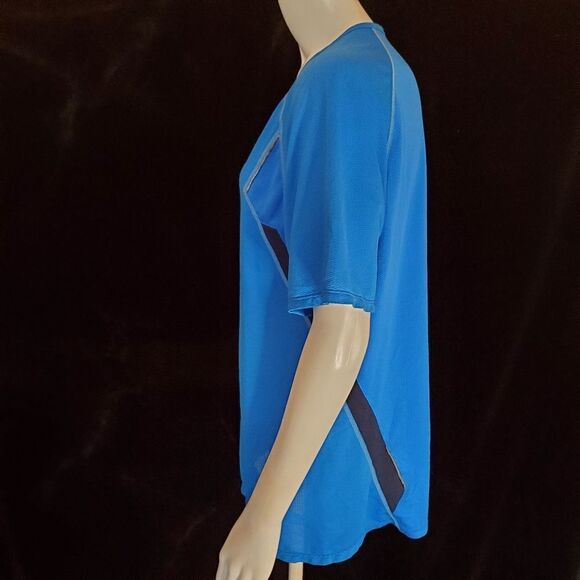 Nike Fit Dry Blue Short Sleeve Tee-Shirt (M) - Picture 3 of 5